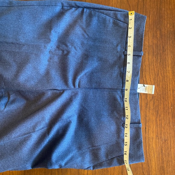 Talbots Blue Wool Pant (NWT) - Picture 8 of 11